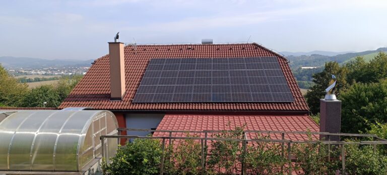 Fotovoltaická elektrárna v Jarcové – výkon 8,8 kWp